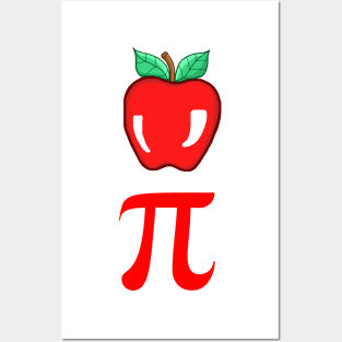 Red Apple Pi Posters and Art